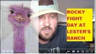 Carl The Ostrich Attacks Lester - Rocky III Remake - Who Is The Winner - Discussing Flight or Fight