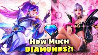 Cost of HANABI ALLSTAR & SELENA S.T.U.NALLSTAR DRAW⭐+ Promo Diamonds Spending