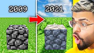 THE EVOLUTION OF MINECRAFT.. 2009 - 2021