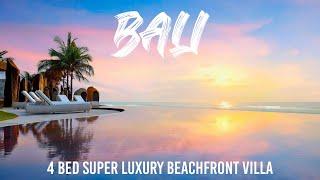 Best Bali Villas 2021 4 Bedroom Luxury Beach Front Villa Bali. Bali Hotels and Villa Tours