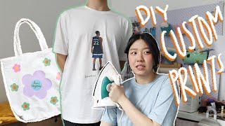 DIY Custom Print T-Shirts Kmart Iron-on Transfer Paper Review  halfsoybean