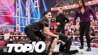 Rhea Ripley wrecking male Superstars WWE Top 10 May 21 2023