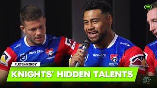 The musical talents of the Newcastle Knights  Fletch and Hindy  Fox League