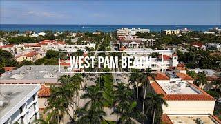 West Palm Beach FL. Donald Trumps Home Area  4K Drone Footage