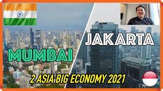 FOREIGNER REACT to  MUMBAI INDIA & JAKARTA INDONESIA 2 Big ASIAs ECONOMY 2021 