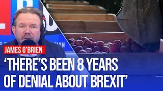 James OBrien reacts as economists warn the impact of Brexit is getting worse  LBC