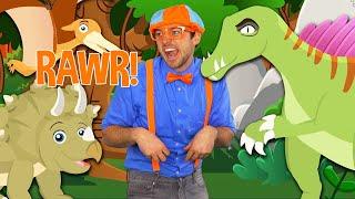 Blippi Dinosaur Song - Learn Dinosaurs  Educational Videos for Toddlers  Kids Songs