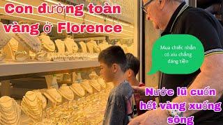 Đến Florence mê mẩn con đường toàn vàngnước lũ cuốn hết vàng xuống sôngcuộc sống phápItaly