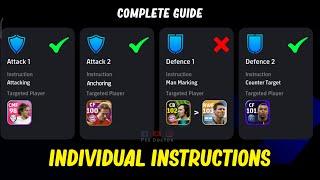 Individual Instructions Complete Guide  PES DOCTOR  eFootball 2024 Mobile