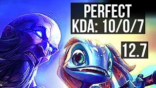 RYZE vs FIZZ MID  1007 Legendary  BR Diamond  12.7