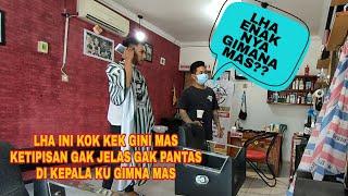 NGAKAK  SALON PRANK  HAMPIR RIBUT SAMA CAPSTER BARBERSHOP