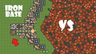 ZOMBS.io - IRON 1pt 4afk ENV base low tier EDGE base 1 player TOWER 4 player AFK