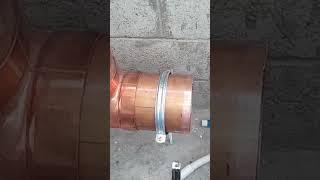 #plumbing #copper pipe #copper #shots #short #copper installcopper pipe Instalation#copper brazing