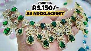 ₹150- American Diamond Jewellery Ad Jewellery Wholesale Market Sadar Bazar in Gurgaon #adjewellery