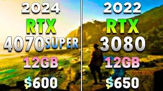 RTX 4070 SUPER 12GB vs RTX 3080 12GB  PC Gameplay Tested