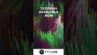 3ds Max & TyFlow Tutorial - Create abstract fiber optic cables #shorts