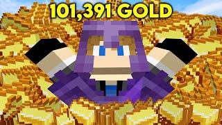 THIS FARM GIVES 101391 GOLD ITEMS in Minecraft Hardcore Hindi