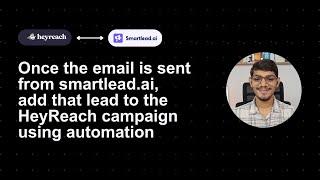 Automated Email & LinkedIn Outreach  HeyReach.io & Smartlead.ai Integrations