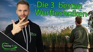 Angel auswerfen - wie gehts?  Die 3 besten Wurftechniken  www.fishing-king.de