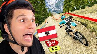 Die geilste Downhill Strecke in ÖSTERREICH  Der Fahrrad Simulator