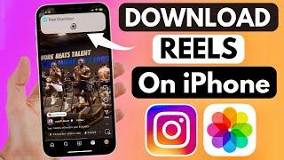 How to DownloadSave Instagram Reels In iPhone 2023  Instagram Reels Download in iPhone Gallery