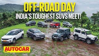 Off-Road Day 2022 ft. Scorpio N Thar Gurkha Fortuner Meridian & more  Autocar India @Mobil