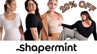 SHAPERMINT LONG & SHORT-SLEEVE SHAPING BODYSUITS REVIEW & TRY ON