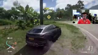 Lets play the game forza Horizon 5 Drive a black lambogini supercar