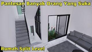 Kamu pasti suka rumah split level ini