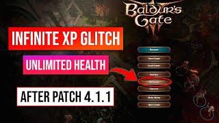 Baldur’s Gate 3 XP Glitch  Infinite XP Exploit Patch 4.1.1  Unlimited Healing  Level Up Fast