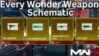 Where to Get Every WONDER WEAPON Schematic in Modern Warfare 3 Zombies 