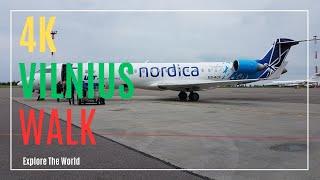 【4K】 Vilnius Walk - Vilnius International Airport - Arrival & Departure