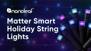 Nanoleaf Matter Smart Holiday String Lights  Unboxing + Setup