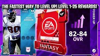 THE FASTEST WAY TO LEVEL UP IN MADDEN 21 ALL MUT LEVEL 1-25 REWARDS  MADDEN 21 ULTIMATE TEAM