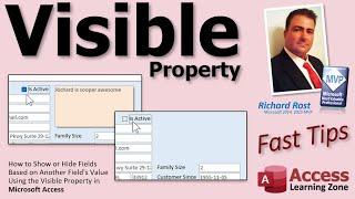 Show or Hide Fields Based on Another Fields Value Using the Visible Property in Microsoft Access