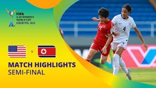 USA v Korea DPR  FIFA U-20 Womens World Cup Colombia 2024  Match Highlights