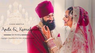 WEDDING FILM 2021 I ANITA & KAMALPREET I Siri Guru Nanak Darbar Gurdwara I ROYAL BINDI FILMS.