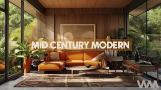 Mid Century Modern Living Room Design Ideas