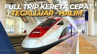 Naik Kereta Cepat dari Tegalluar ke Halim Full Trip Libur Tahun Baru