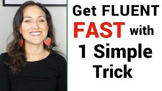 The Number 1 Key to English Fluency  How to Get Fluent in English Fast  1 Simple Trick