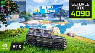 Fortnite  RTX 4090 + 7800X3D  4K Ultra Graphics Settings RTX ON 