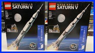 LEGO Saturn V 21309 vs 92176 Box Comparison plus Super Awesome Haul from Hungary