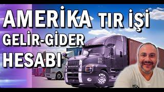 AMERİKA da TIR işinden NE KADAR KAZANIYORUZ.. - YÜK FİYATLARI rate