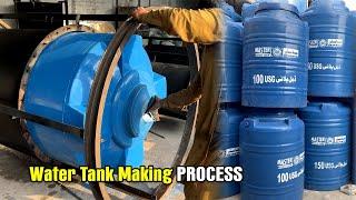 Water tank full production process Inside factory with smart making