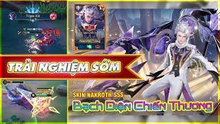 SKIN NAKROTH BẠCH DIỆN CHIẾN THƯƠNG CÓ GÌ HOT ? - NAM MŨ TRẮNG NAKROTH LIÊN QUÂN MOBILE