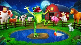 Dancing Frog  Funny Animals Dancing Videos  Farm Animals Dance Competition
