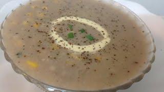 Delicious Mushroom Corn Soup