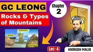 Geography Rocks And Types of Mountains  GC Leong Series  for UPSC Prelims 2025  Anirudh Malik