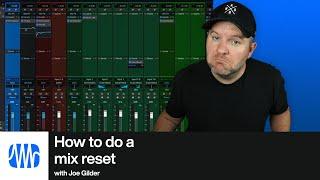 How to do a Quick Mix Reset in Studio One  PreSonus