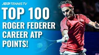 Top 100 Roger Federer Career ATP Points